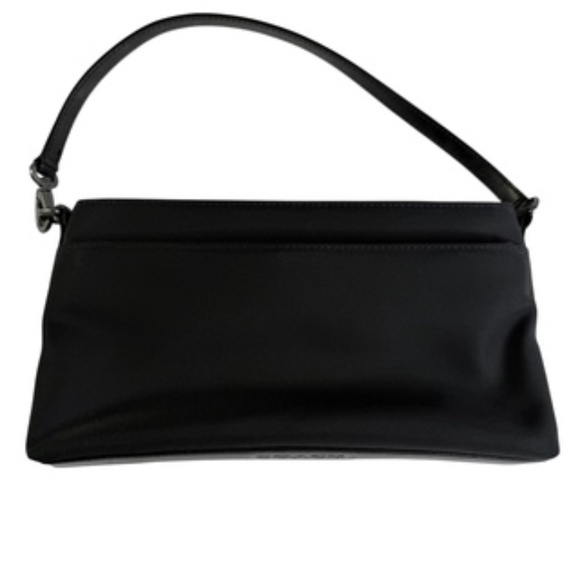 Coach Demi Mercer Leather Trimmed Nylon Handbag to Convertible Wristlet - Picture 2 of 9